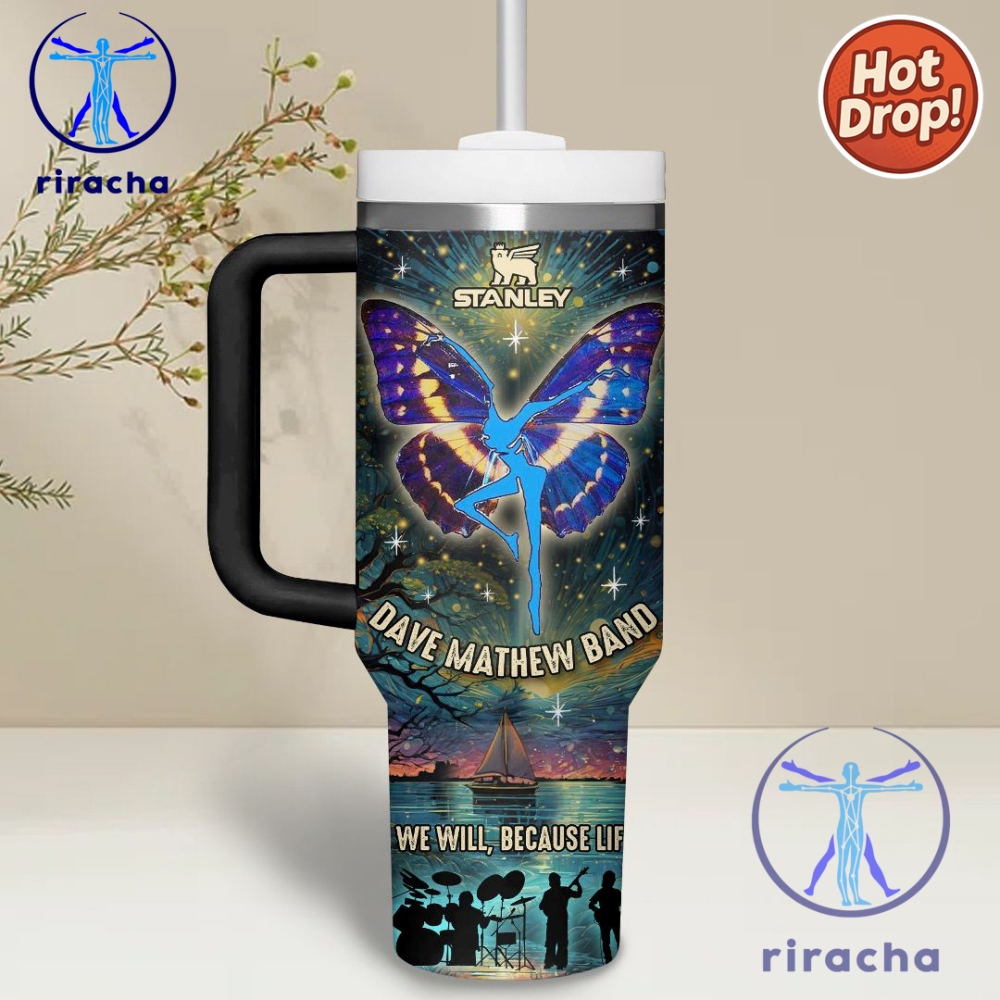 Dave Matthews Music Custom Stanley Cup 40Oz Tumbler With Handle 11 c