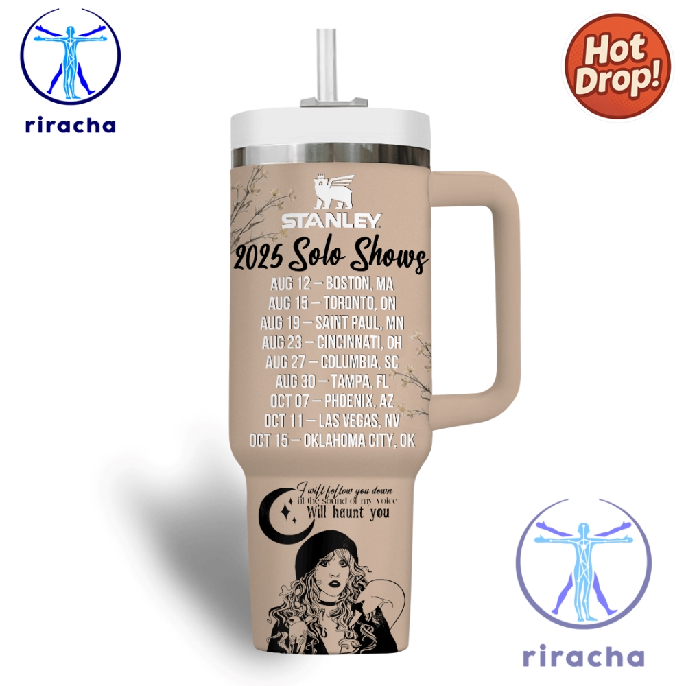 Stevie Nicks Music Custom Stanley Cup 40Oz Tumbler With Handle 7 c