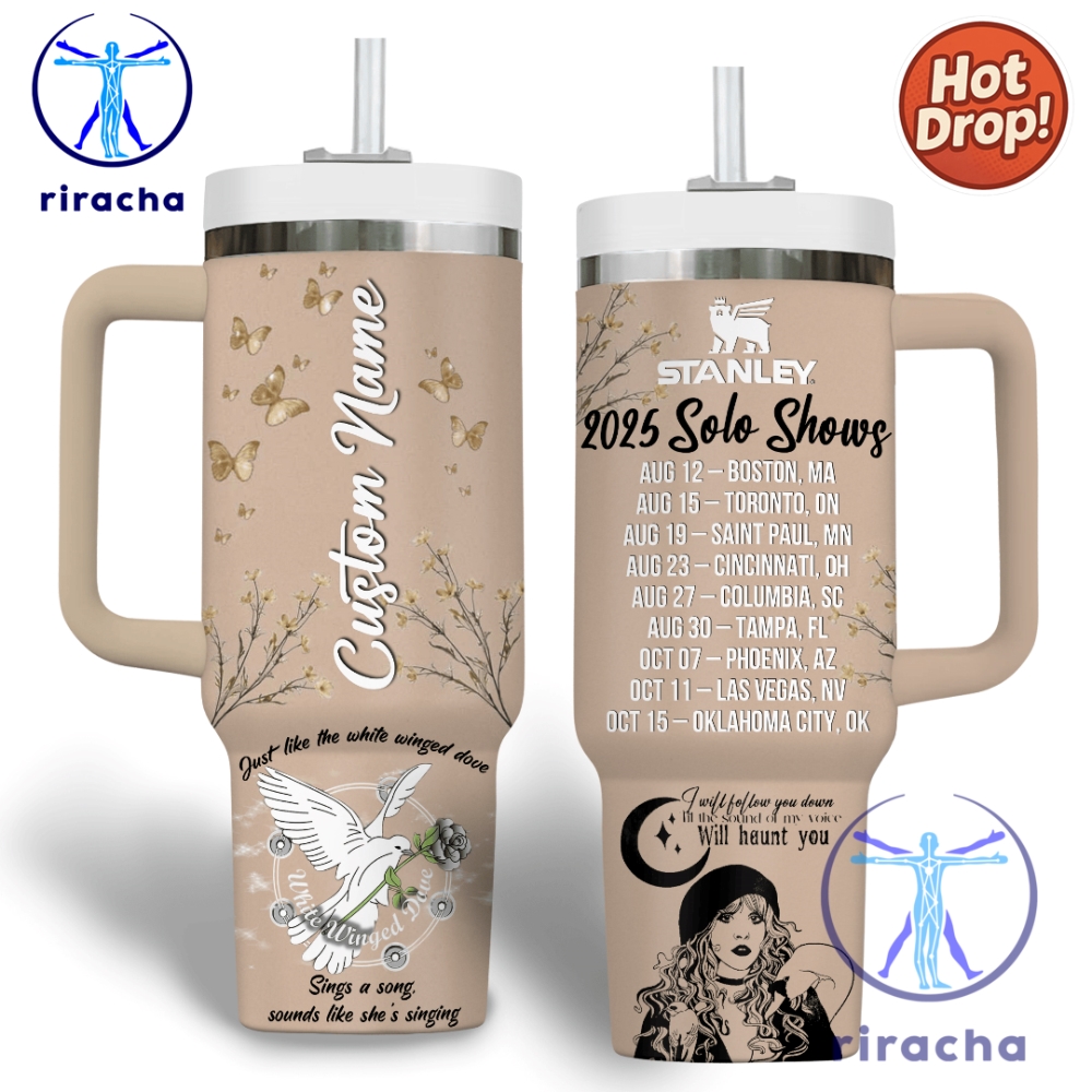Stevie Nicks Music Custom Stanley Cup 40Oz Tumbler With Handle 9 c