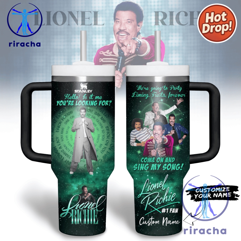 Lionel Richie Music Custom Stanley Cup 40Oz Tumbler With Handle riracha 1