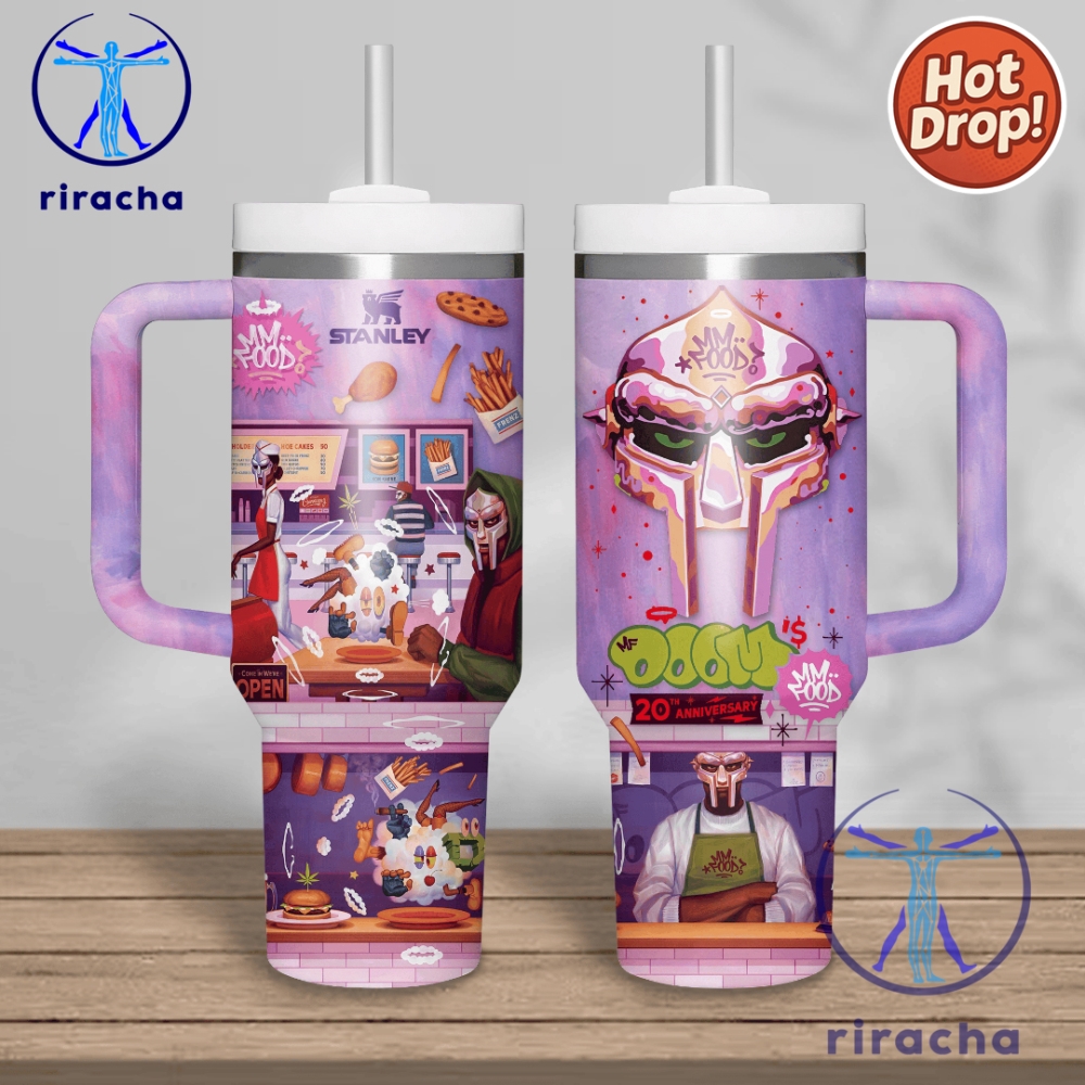 Mf Doom Music Custom Stanley Cup 40Oz Tumbler With Handle riracha 1