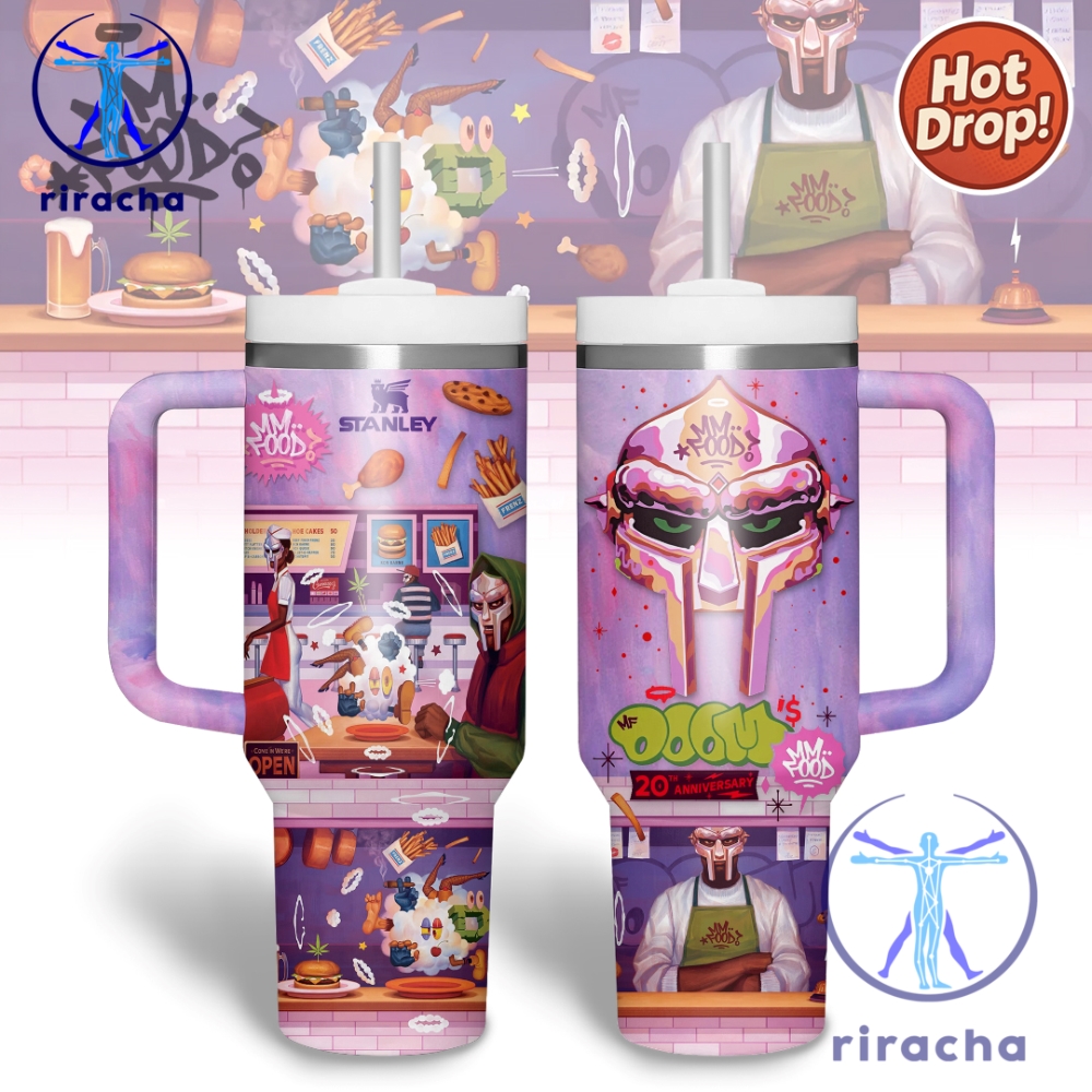Mf Doom Music Custom Stanley Cup 40Oz Tumbler With Handle 8 c