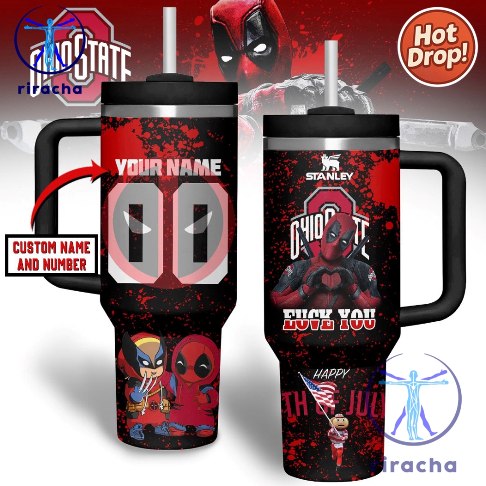 Ohio State Buckeyes Ncaa Custom Stanley Cup 40Oz Tumbler With Handle riracha 1