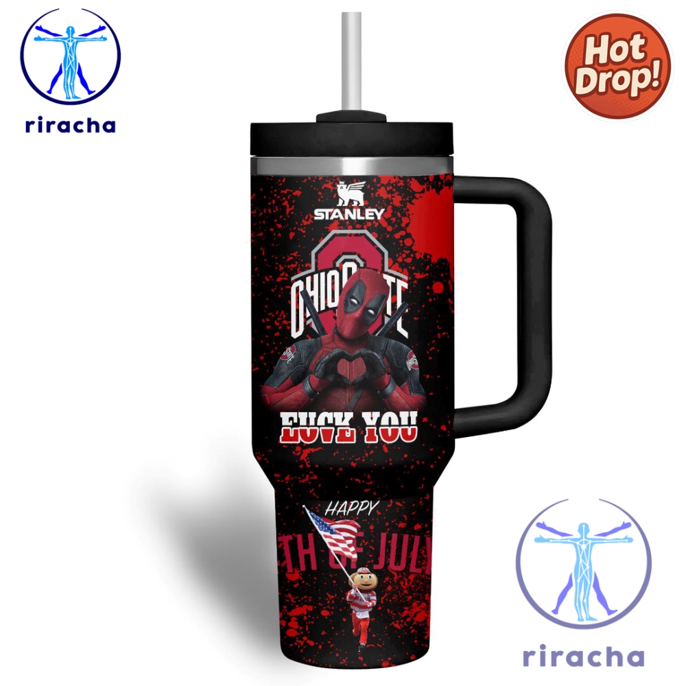 Ohio State Buckeyes Ncaa Custom Stanley Cup 40Oz Tumbler With Handle 7 c