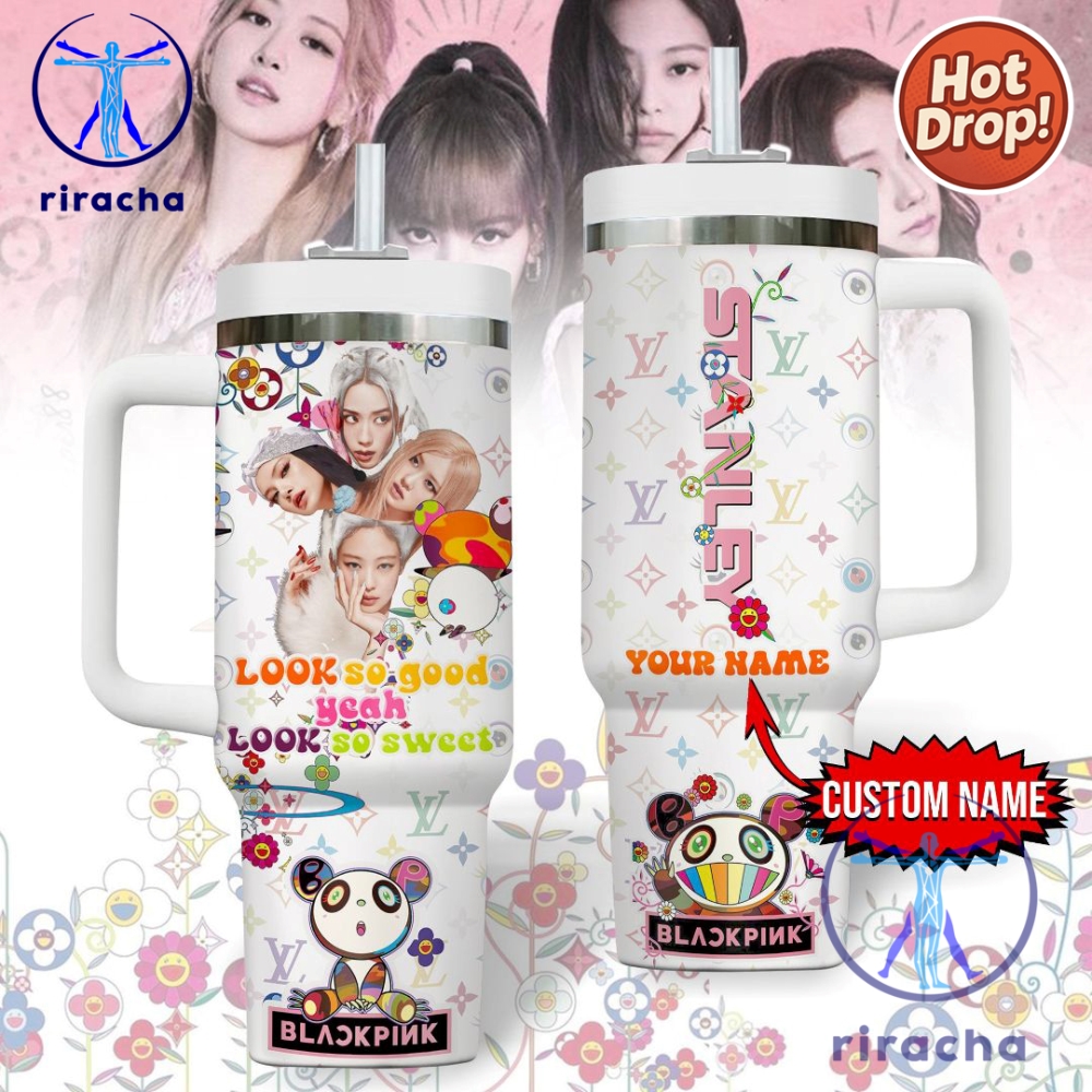 Blackpink Music Custom Stanley Cup 40Oz Tumbler With Handle riracha 1
