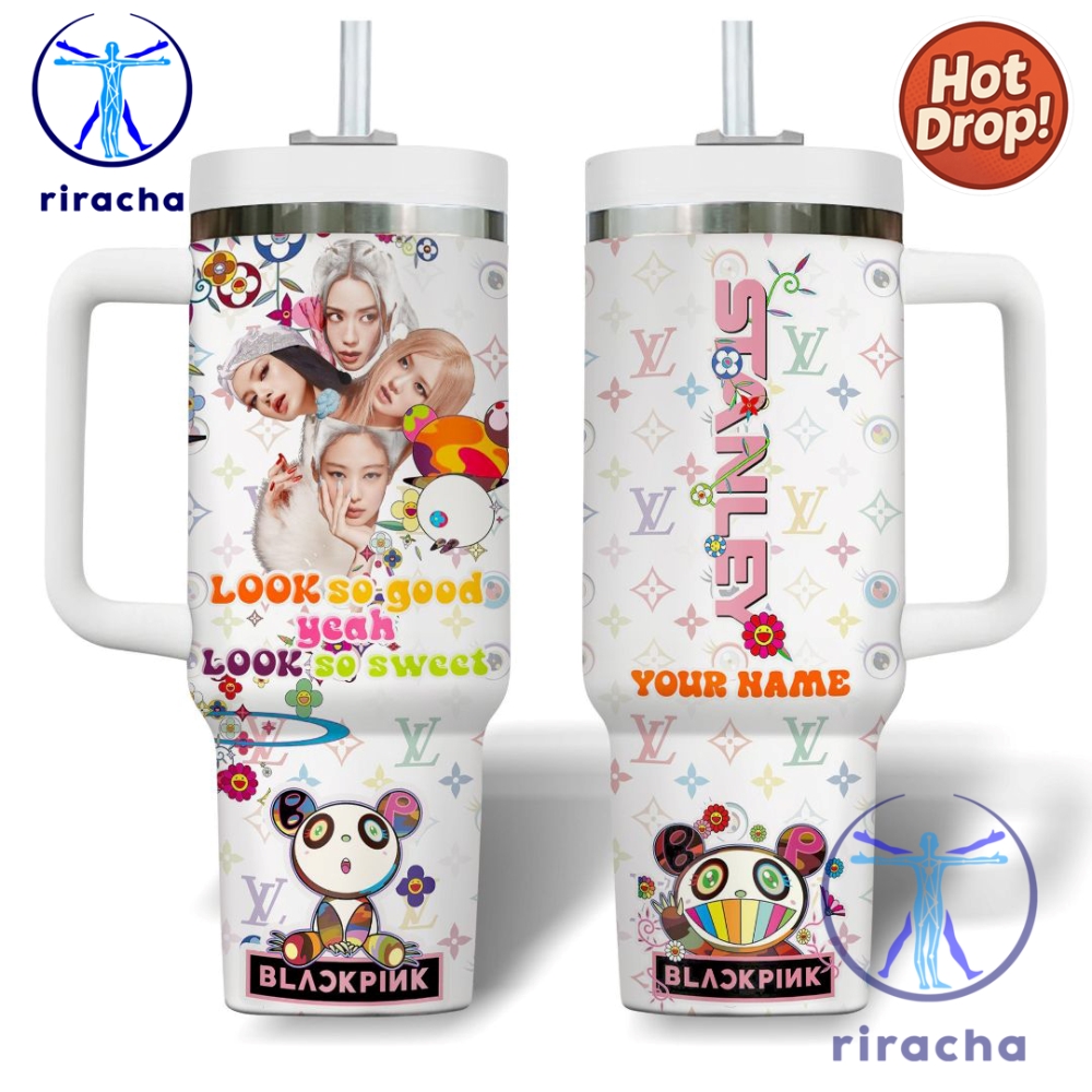 Blackpink Music Custom Stanley Cup 40Oz Tumbler With Handle 8 c