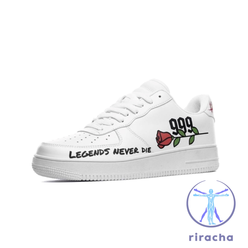 From Anime to Americana: Bold Custom Sneakers & Clogs That Speak Your Style 4 Juice Wrld Shoes Custom Air Force 1 Sneakers Juice Wrld Merch Gift