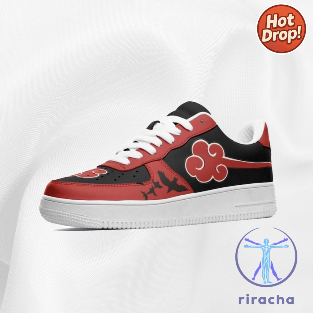 Anime Red Cloud Sneakers Custom Anime Shoes Red Cloud Ninja Air Force 1 9 Anime Red Cloud Sneakers Custom Anime Shoes Red Cloud Ninja Air Force 1