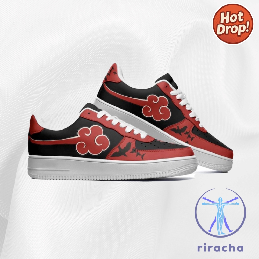 Anime Red Cloud Sneakers Custom Anime Shoes Red Cloud Ninja Air Force 1 10 Anime Red Cloud Sneakers Custom Anime Shoes Red Cloud Ninja Air Force 1