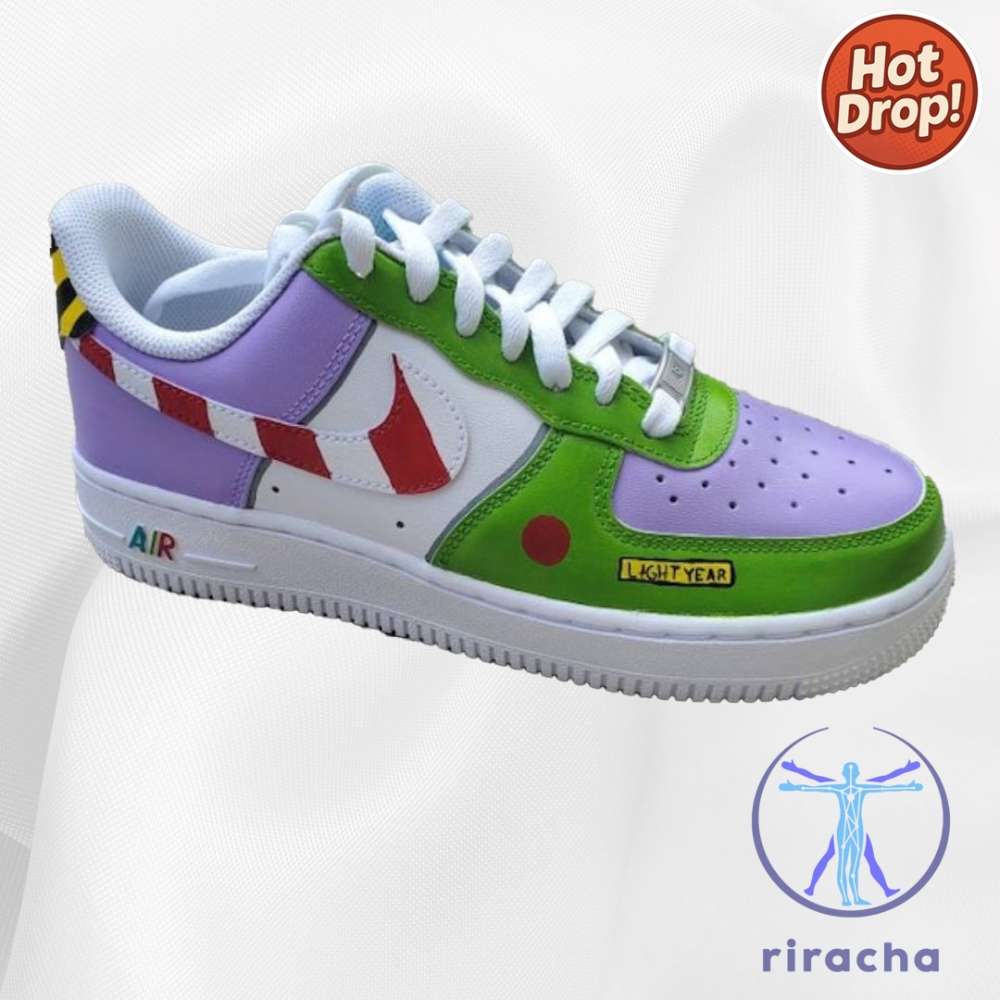 Buzz And Woody To The Rescue Custom Air Force Ones Toy Story Af1 10 Buzz and Woody to the Rescue Custom Air Force Ones Toy Story AF1