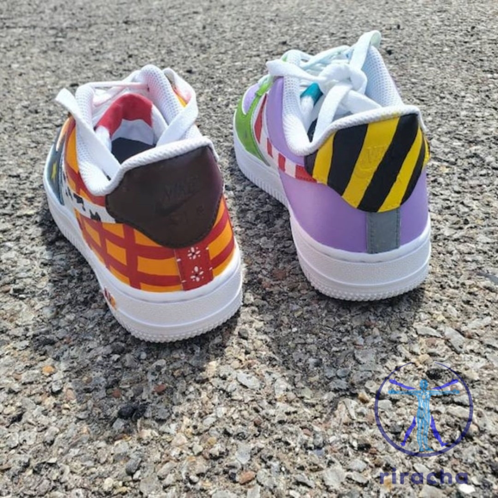 Buzz And Woody To The Rescue Custom Air Force Ones Toy Story Af1 11 Buzz and Woody to the Rescue Custom Air Force Ones Toy Story AF1