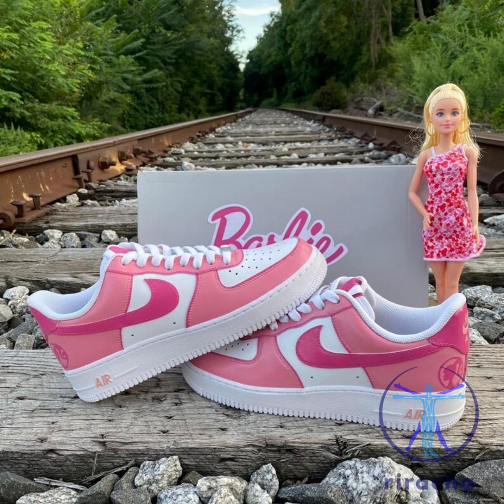 Too Much Pink Barbie Custom Air Force Ones Barbiecore Style Af1 8 Too Much Pink Barbie Custom Air Force Ones Barbiecore Style AF1