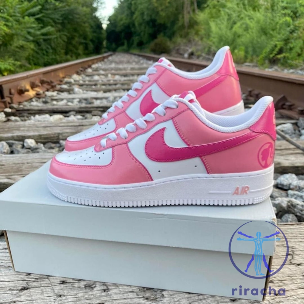 Too Much Pink Barbie Custom Air Force Ones Barbiecore Style Af1 9 Too Much Pink Barbie Custom Air Force Ones Barbiecore Style AF1