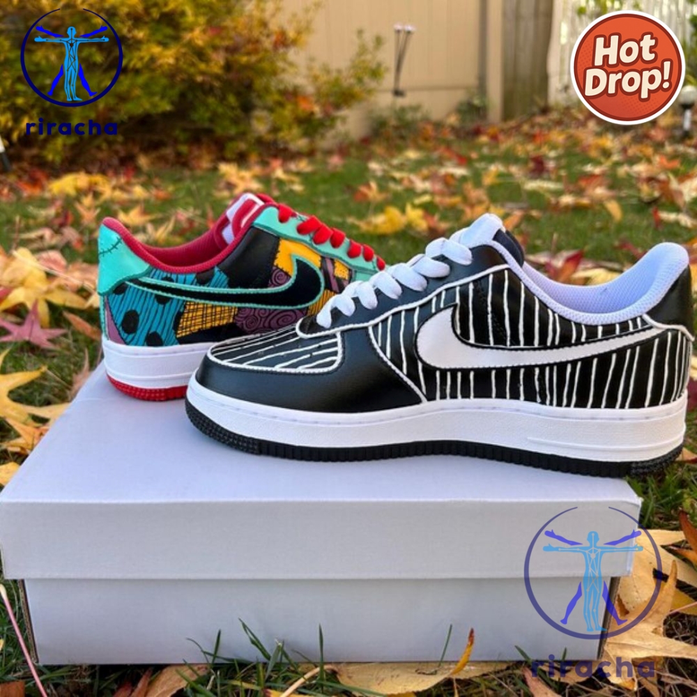Nightmare Before Christmas Custom Nike Air Force One Halloween Af1 13 Nightmare Before Christmas Custom Nike Air Force One Halloween AF1