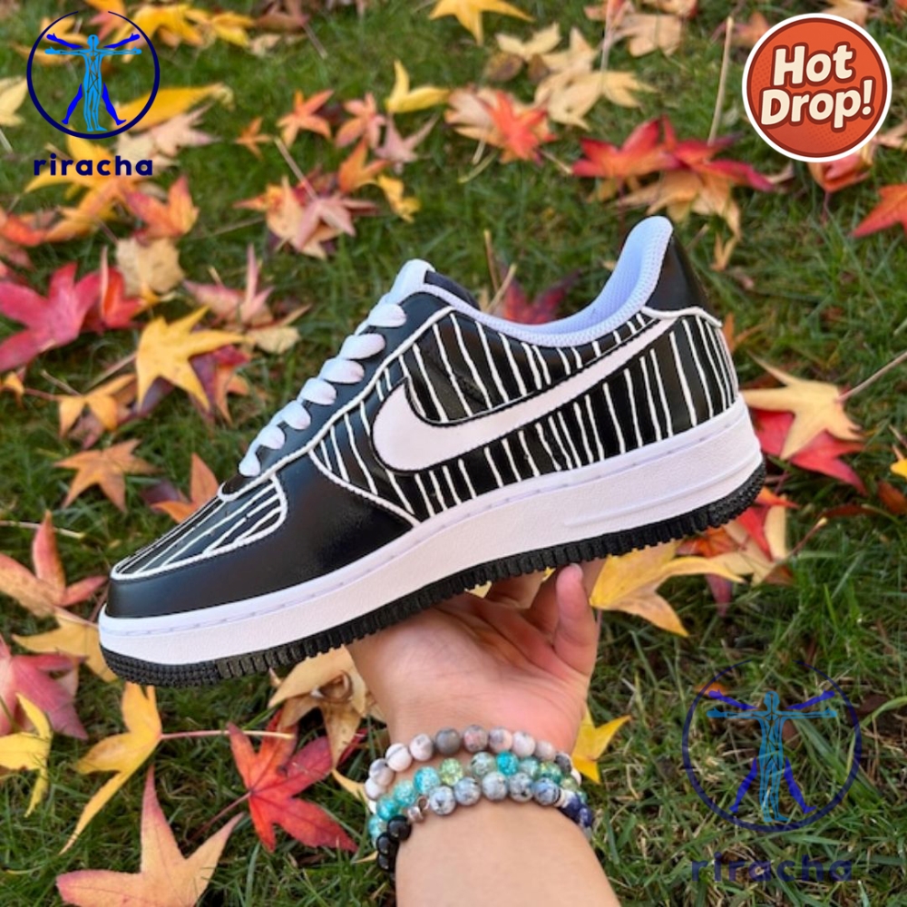 Nightmare Before Christmas Custom Nike Air Force One Halloween Af1 16 Nightmare Before Christmas Custom Nike Air Force One Halloween AF1
