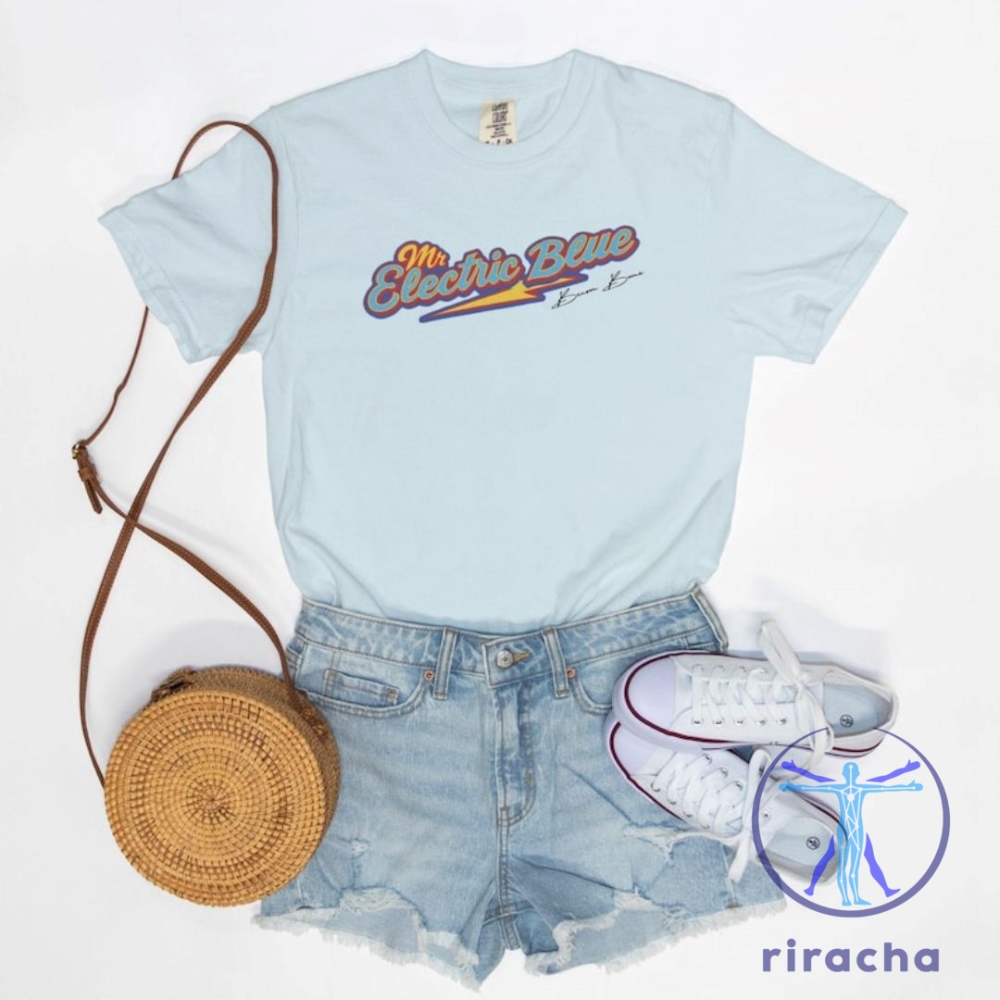 Tour Music Merch Benson Boone Mr Electric Blue T Shirt Hoodie Sweatshirt riracha 1
