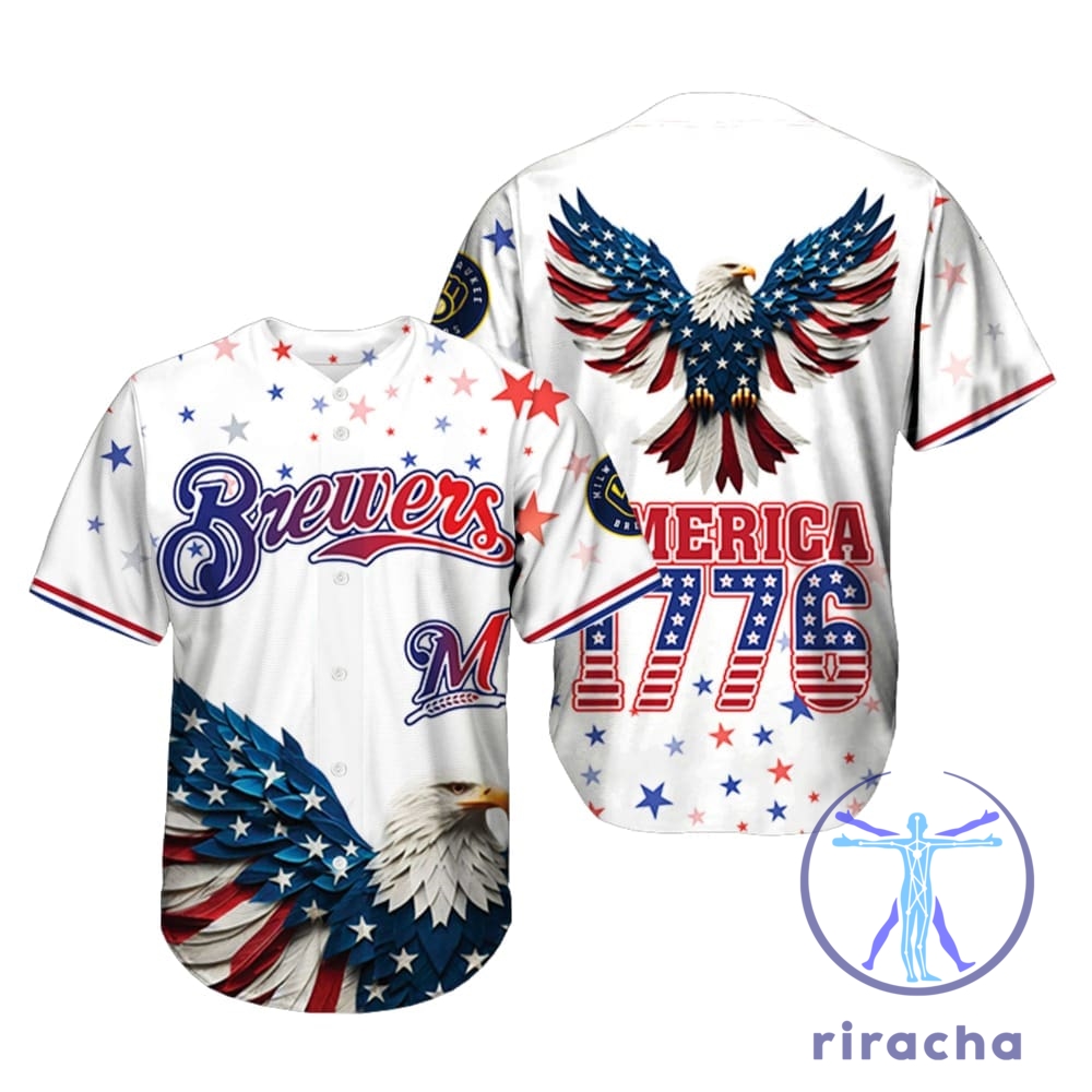Brewers Independence Day Baseball Jersey 2025 Baseball Shirt 6 Brewers Independence Day Baseball Jersey 2025 Baseball Shirt