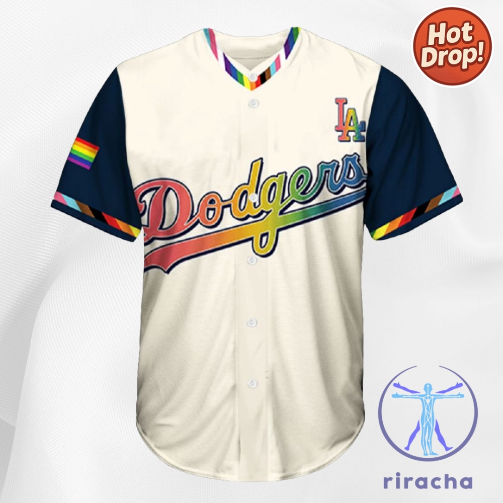 Bold Statements and Unique Style: 10 Must-Have Niche Shirts and Hats That Speak Louder Than Words in 2025 16 Los Angeles Dodgers La Dodgers Happy Pride 2025 Jersey Baseball Shirt