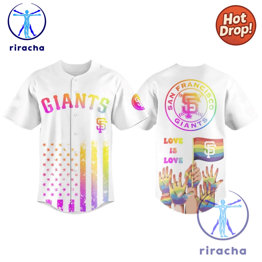 San Francisco Giants Pride Night Love Is Love Jersey 2025 Baseball Shirt
