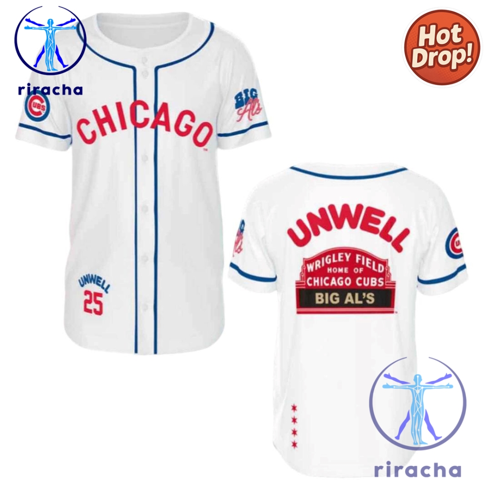 2025 Chicago Cubs Big Als Takeover Jersey Giveaway Baseball Shirt
