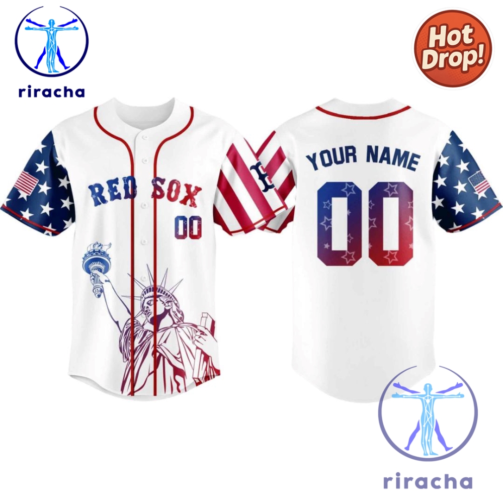 Boston Red Sox Happy 4Th Of July Independence Day Jersey 2025 Baseball Shirt