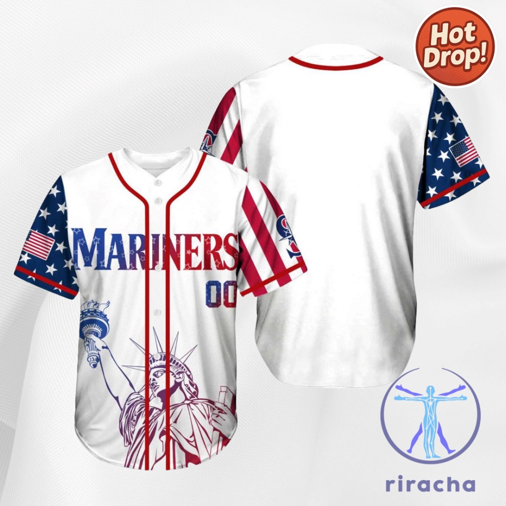 2025 Seattle Mariners Independence Day Jersey Baseball Shirt