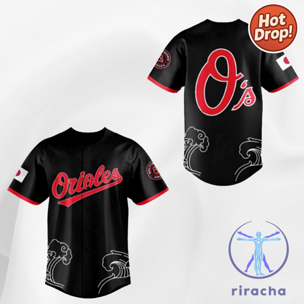 Baltimore Orioles Japanese Heritage Night Jersey 2025 Baseball Shirt
