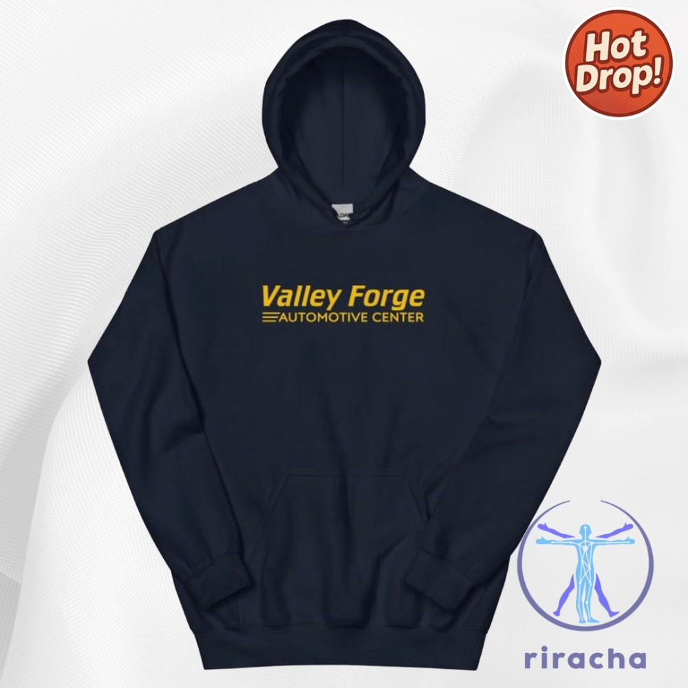 Statement Style: Bold Tees & Hoodies That Speak Louder Than Words 14 Valley Forge Automotive Center Hoodie Shirt Sweatshirt